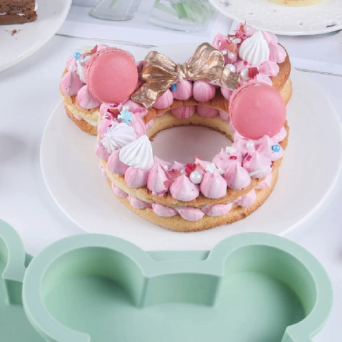 Molde Silicon Mickey Grande Chocolate Gelatina Pastel.