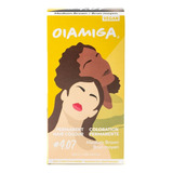 Oiamiga Tinte Permanente Para El Cabello Castaño Medio, Co.