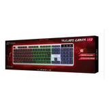 Teclado Noga Gamer Nkb-t1010 Usb Led Pc Ntbk Almagro