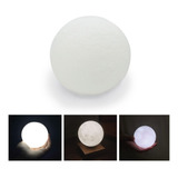 Lampara Relieve Luna 3d Led Relieve 10cm Decorativa Lunar