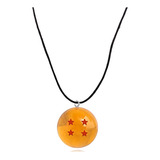 Collar Dragon Ball Z Esfera 4 Estrellas Anime Metal Serie