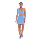 Conjunto Fitness Poliamida Feminino Academia Beach Tenis Snd