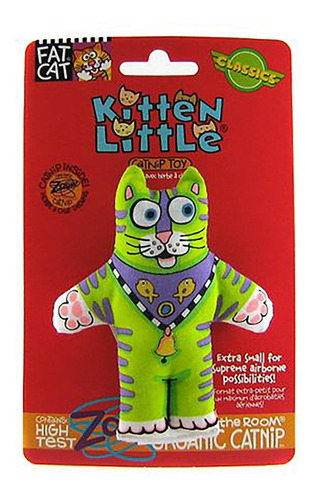 Brinquedo Fatcat Kitten Little Para Gatos - Verde