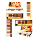 Paleta 12 Sombras Shiny Brillo Golden Colors Pink21