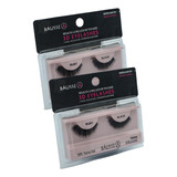 Set 2 Pestañas Postizas Mink 3d Profesional Natural Báusse