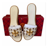 Sandalias Florales Tory Burch