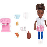 Set De Barbie Toys, Muñeca Chelsea Y Accesorios Para Barista