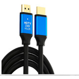 Cable Hdmi 1,5 Metros 4k Full Hd 1080p Conector Dorado