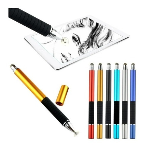 Caneta Stylus Ponta Fina Tablet Smartphone Escrita Desenho