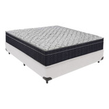 Cama Box Branco Casal Colchão Víuvo Ortobom Extra Firme