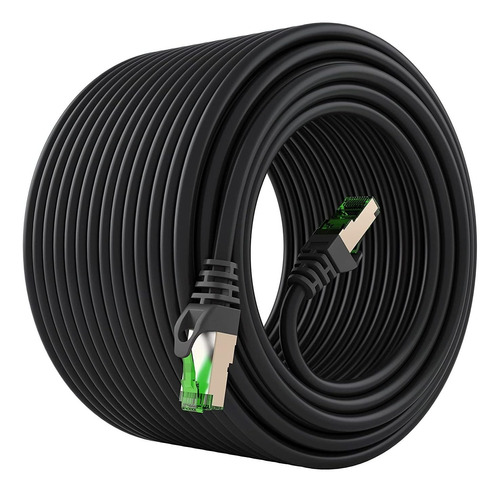 Cable Ethernet Cat7 Para Exteriores 100 Pies Sftp Par T...