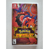 Pokémon Scarlet Nintendo Switch Mídia Física Seminovo + Nf