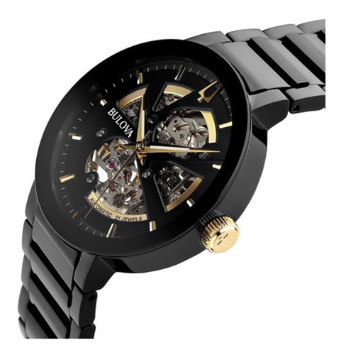 Reloj Hombre Bulova Automatic 98a203-c Joyeria Esponda