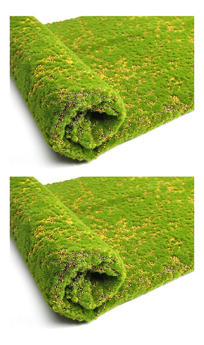 Insincere Moss, 2 Unidades De Musgo Artificial, Plantas Verd