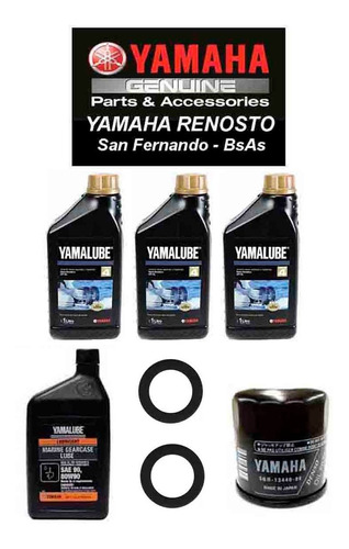 Kit De Servicio Basico Yamalube Para Yamaha 60hp 4 Tiempos