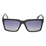 Lentes De Sol Negro Polarizados Guess Gu0008401d