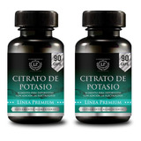 Citrato De Potasio Puro, 2 Env. De 90 C. (180 Cáps. 590 Mg)