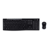 Kit Teclado Y Mouse Logitech Mk270 Conexion Inalambrico Colo