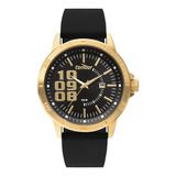 Relógio Masculino Speed Preto E Dourado Condor