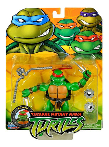 Tortugas Ninja Raphael Figura Articulada 10cm Original 81030