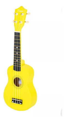 Ukelele Soprano Parquer Para Niños De Madera + Funda + Pua