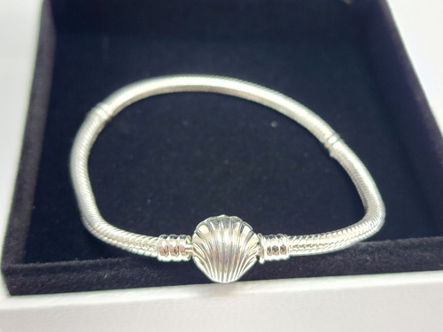 Pulsera Brazalete Pandora Concha De Mar Sirenita Con Estuche