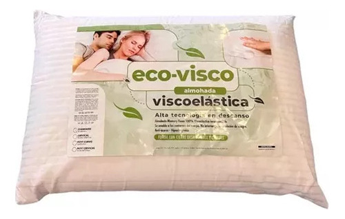 Almohada Inteligente Eco Visco Standard 61x40x14 Fiberball