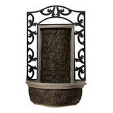 Fuente Cascada De 77 Cm Negro Para Interiores Y Exteriores