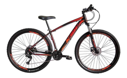 Bicicleta Aro 29 Ksw 27v Shimano, Freio Hidraulico, Trava/k7