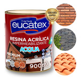 Resina Acrílica Hidrorrepele Acqua Brilho 0,9l Eucatex Cores