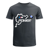 Camiseta Masculina Bmw Power Turbo Camisa Algodao