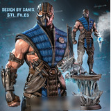 Archivo Stl Impresión 3d - Mortal Kombat - Sub Zero - Sanix