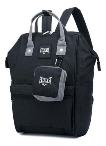 Mochila Boca De Pez  Cartera Everlast Monedero De Regalo