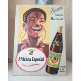 Antigua Publicidad Cerveza Cartel Original Cartón Africana 