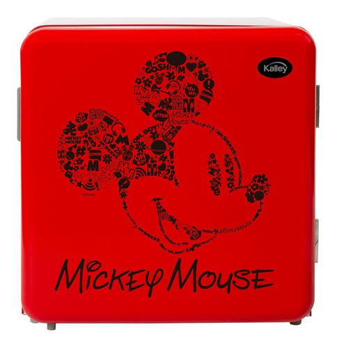 Minibar Kalley Mickey Mouse Frost 47 Litros K-dmb47r2 Rojo. Color Rojo