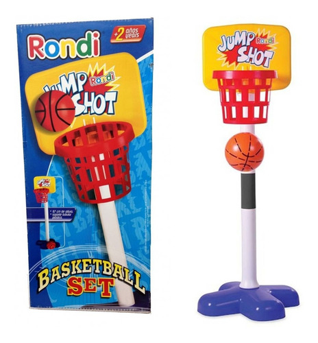 Aro + Pelota Basquet Juguete Infantil Rondi Original Basket