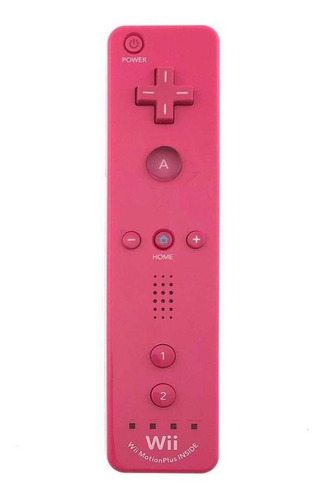 Controle Joystick Sem Fio Nintendo Wii Remote Plus Pink