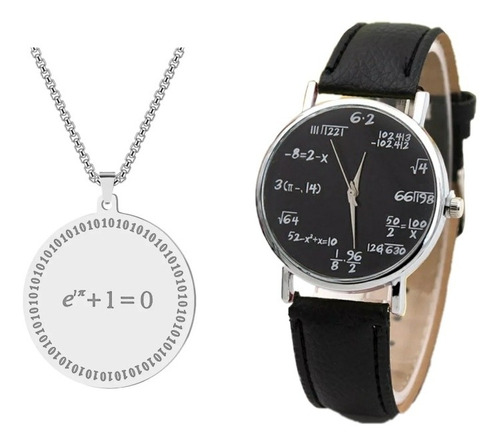 Reloj De Matemáticas Con Collar De Fórmula De Euler