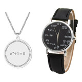 Reloj De Matemáticas Con Collar De Fórmula De Euler