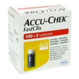 Lancetas Accu Chek Fastclix 102 Unidades