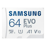 Tarjeta De Memoria Samsung Evo Plus 64gb Microsd (2024) + Ad