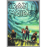 Placa Decorativa Iron Maiden Poster Quadro A1 84x60cm 66