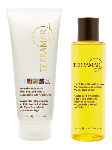 Terramar Kit Mascarilla Intensiva Y Oleo Argan 3 En 1