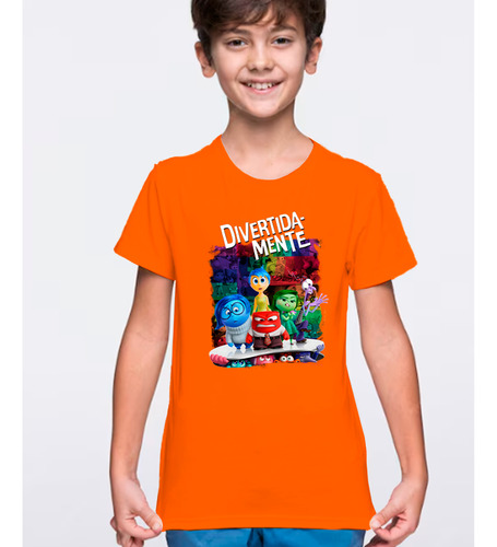 Camiseta Infantil Divertidamente 2 Camisa Filme Varias Cores