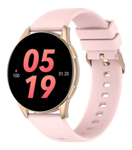 Reloj Inteligente Smartwatch Kieslect L11 Pro Rosado Lady Color De La Malla Rosa Claro Color De La Caja Rosa Claro