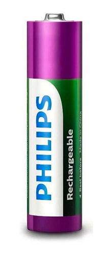 Philips Pila Recargable Ni-mh Ready Aa 1000mah  Blister 2 Pc