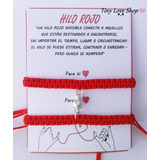 Pulseras Hilo Rojo Iman Magneticas Regalo Pareja Novia Amor