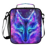 Lunch Box Térmico Lobo Estrellado Para Niñas