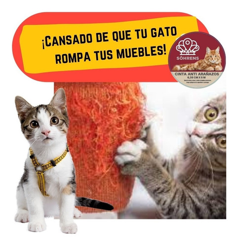 Oferta Cinta Anti Arañazos De Gato En Tus Muebles Oferta