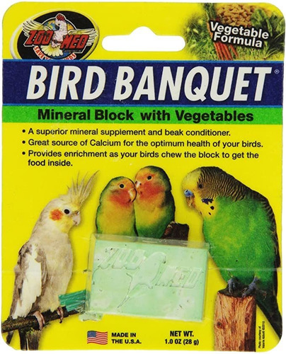 Vegetal Zoo Med Laboratorios Bzmbbvs Banquetes Bird Mineral 